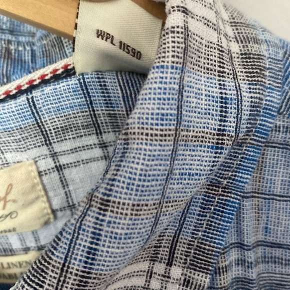 Weatherproof Linen Blend Summer Cotton Short sleeve shirt Size L - Picture 6 of 9